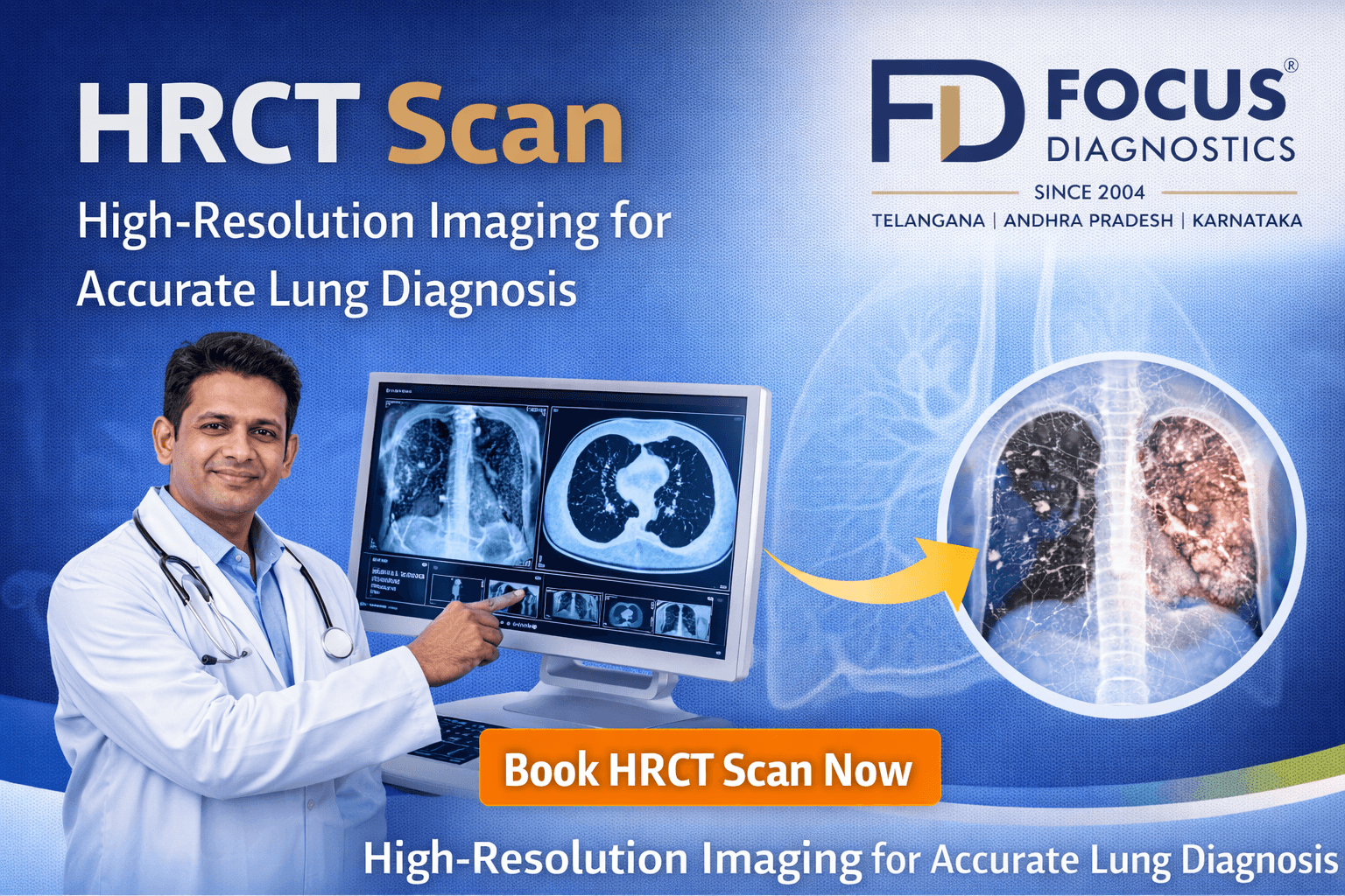 HRCT Scan: High-Resolution Imaging for Accurate Lung Diagnosis