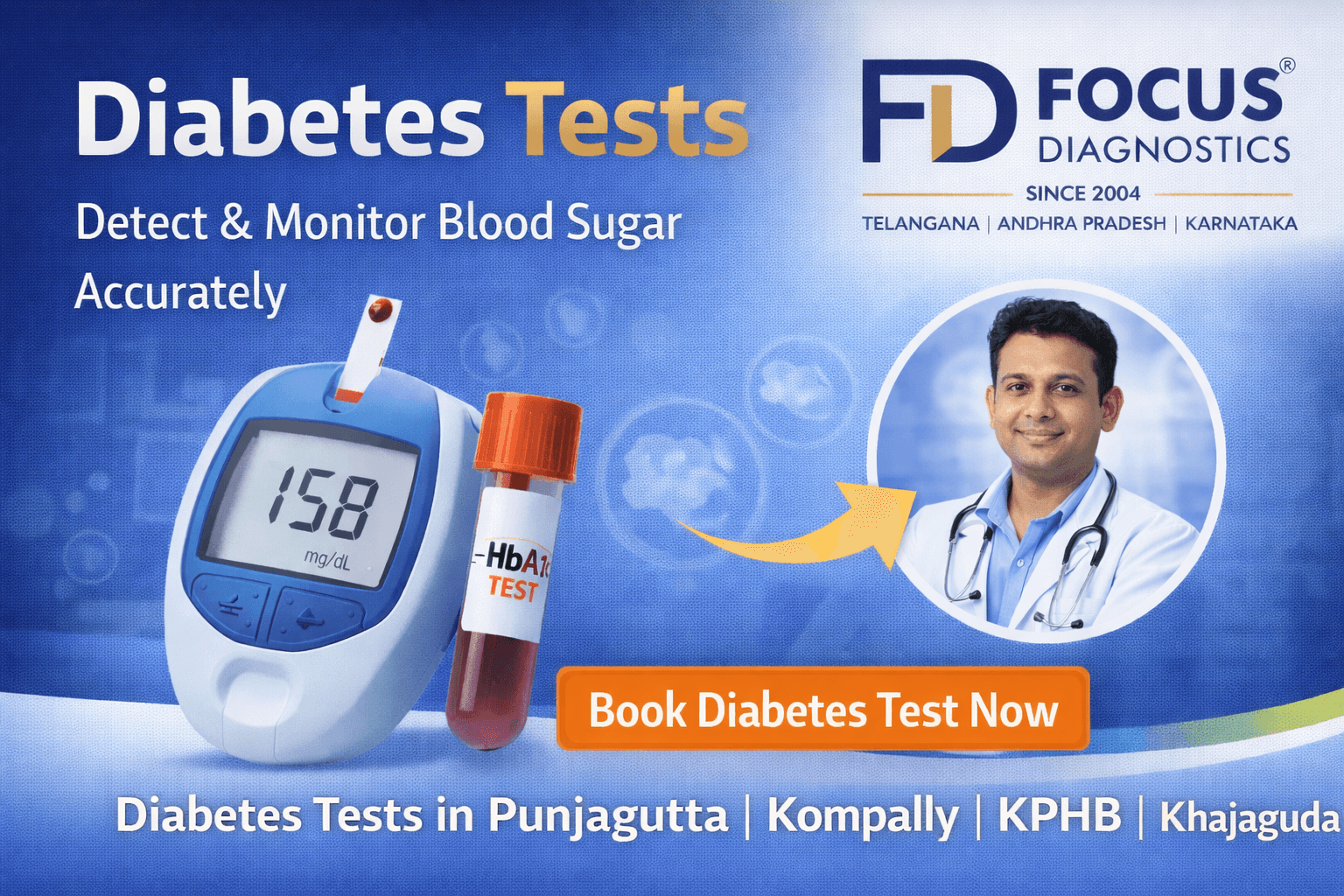 Diabetes: Causes, Symptoms & Essential Tests for Early Detection