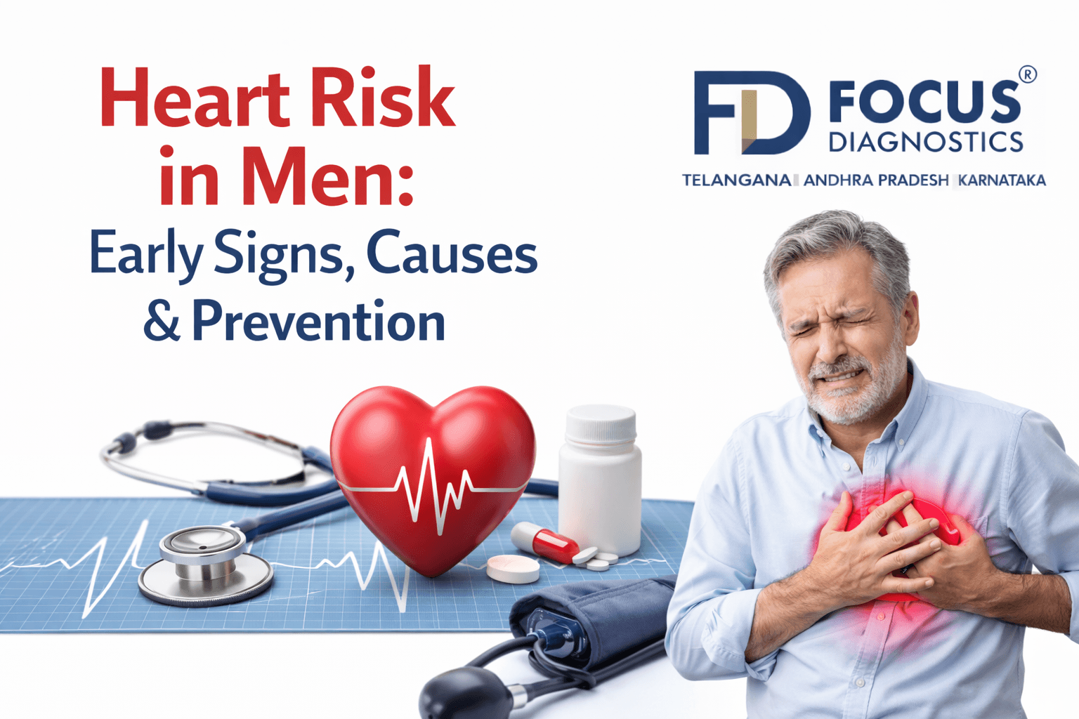 Heart Risk in Men: Early Signs, Causes & Prevention