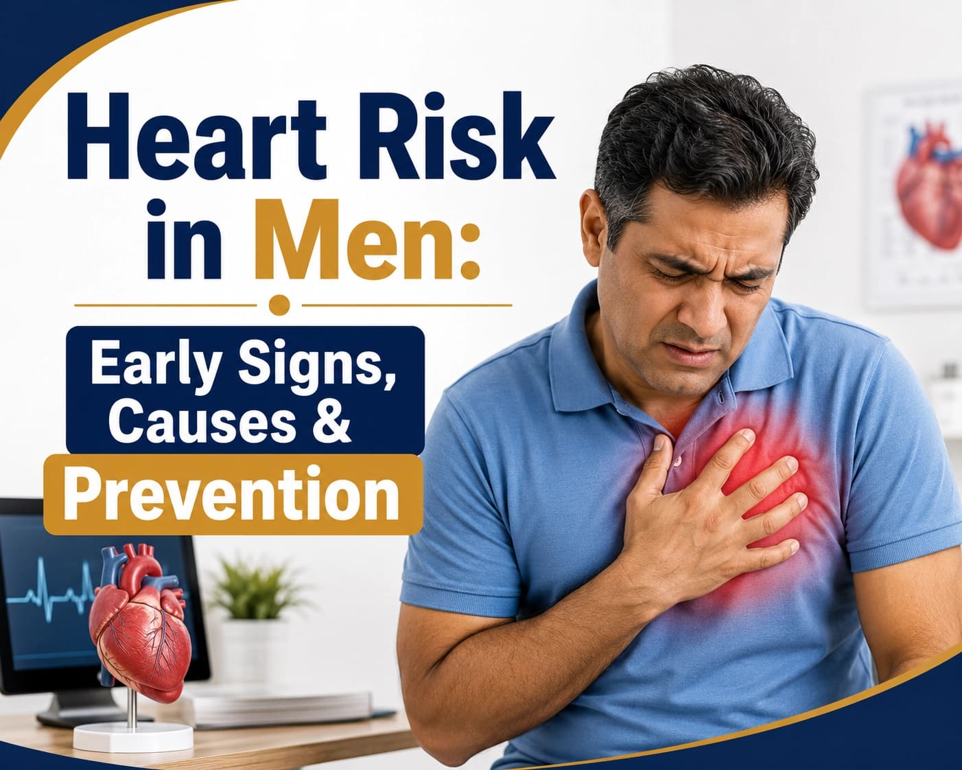 Heart Risk in Men: Early Signs, Causes & Prevention