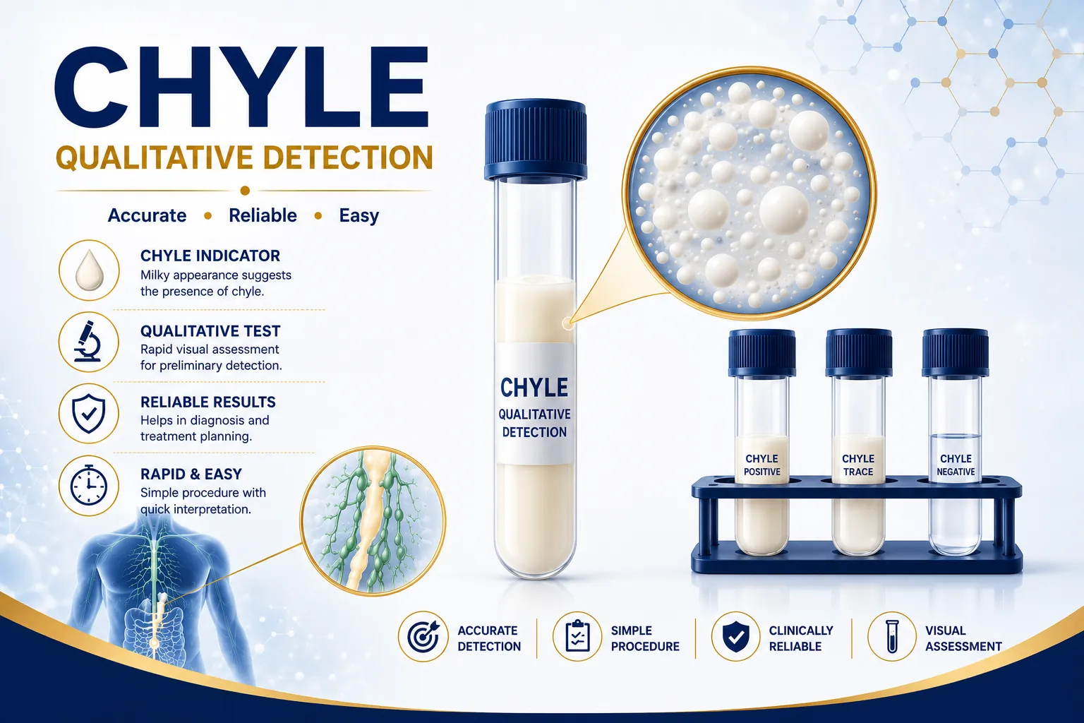 Chyle - Qualitative Detection pathology test for diagnosing lymphatic fluid leakage at Focus Diagnostics Hyderabad