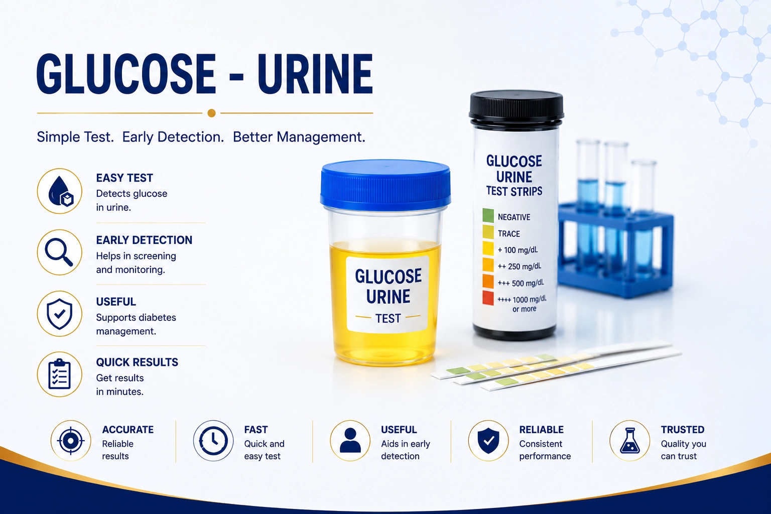 Glucose-Urine test for diabetes screening and urine sugar detection at Focus Diagnostics Hyderabad