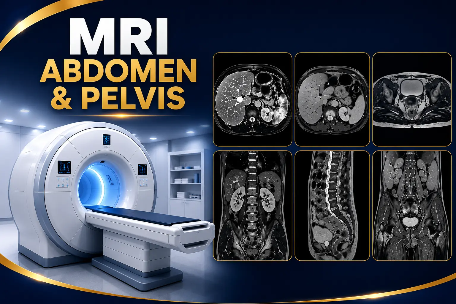 MRI Abdomen and Pelvis scan at Focus Diagnostics Hyderabad