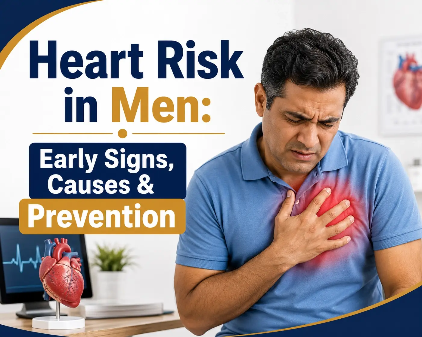 Heart Risk in Men: Early Signs, Causes & Prevention