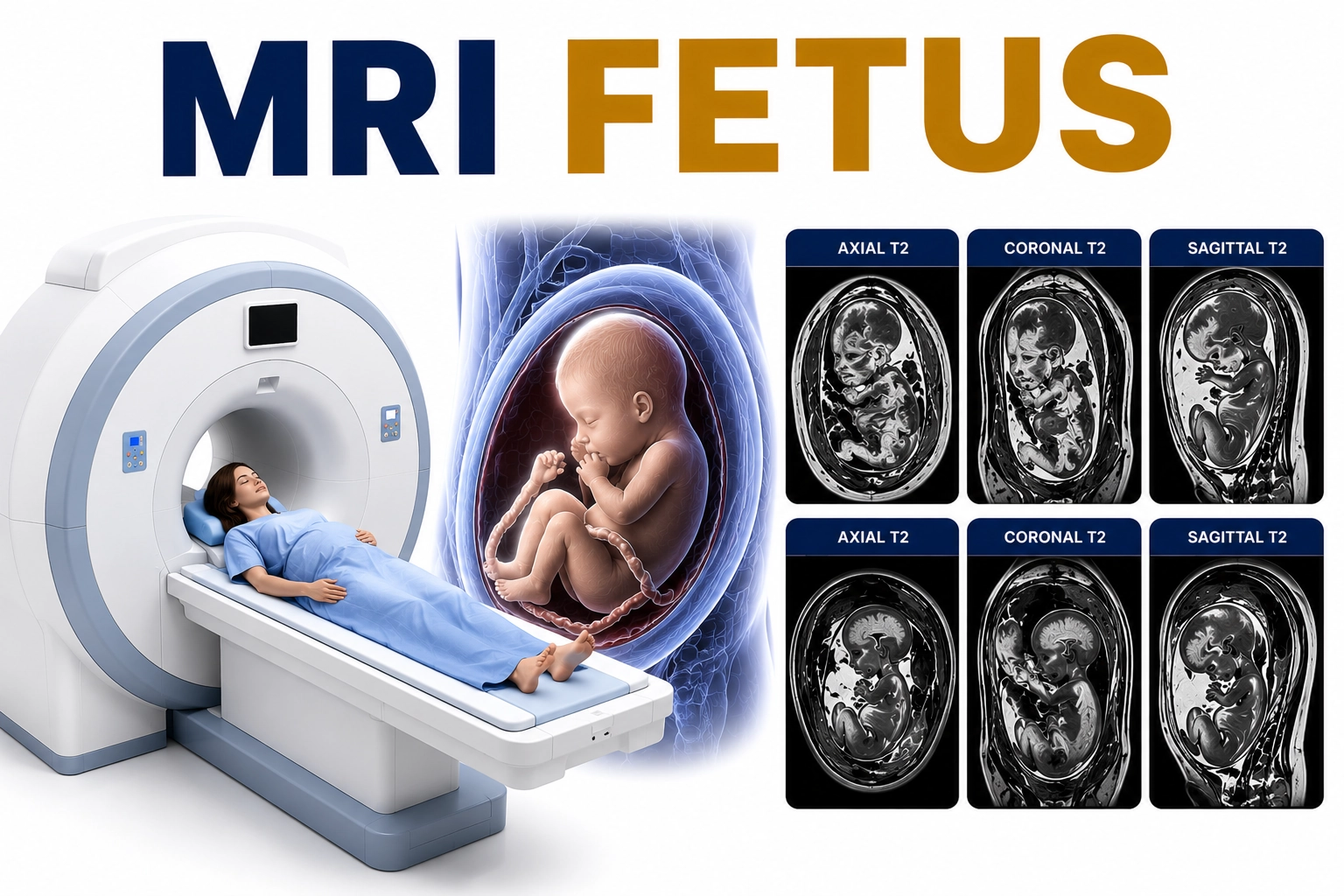 MRI Fetus scan at Focus Diagnostics for advanced prenatal imaging and detailed fetal development assessment