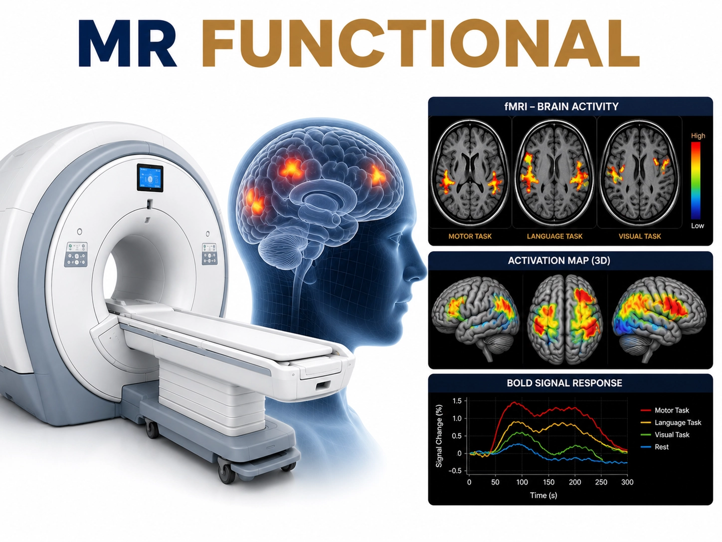 MR Functional Brain MRI Scan at Focus Diagnostics Radiology Department