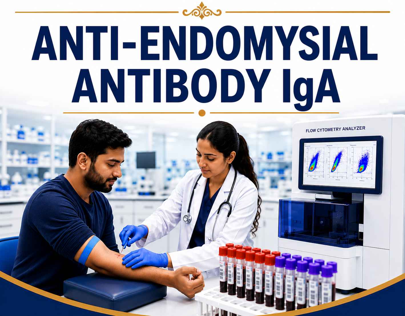 Anti-Endomysial Antibody IgA blood test for diagnosing celiac disease and gluten-related autoimmune disorders at Focus Diagnostics