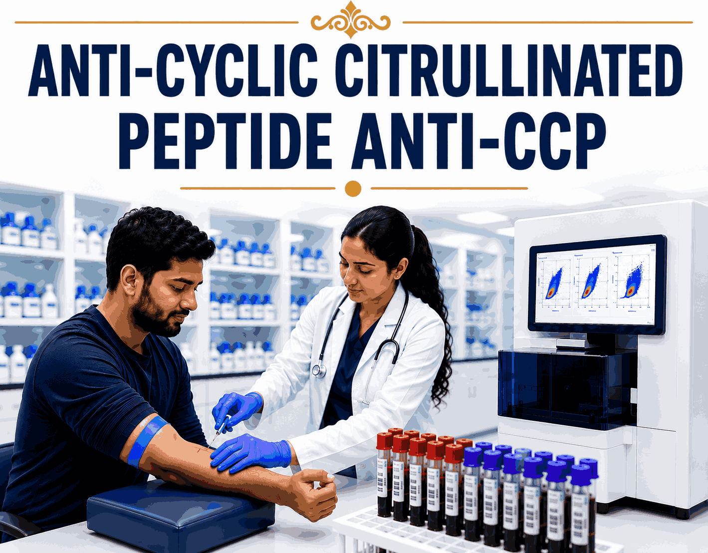 Anti-Cyclic Citrullinated Peptide (Anti-CCP) Antibody blood test for early diagnosis of rheumatoid arthritis at Focus Diagnostics