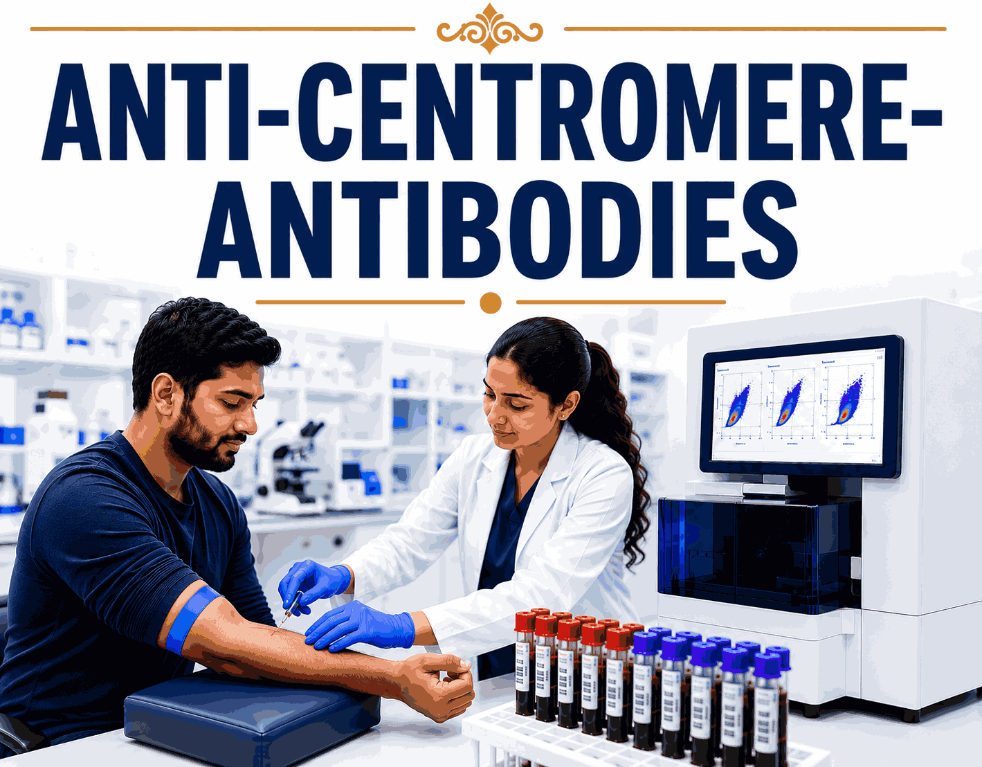 Anti-Centromere Antibodies blood test for diagnosing systemic sclerosis (CREST syndrome) and autoimmune connective tissue disorders at Focus Diagnostics