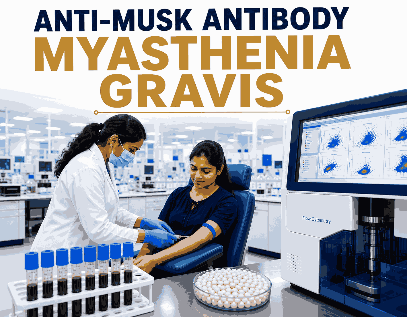 Anti-MuSK Antibody blood test for diagnosing MuSK-positive Myasthenia Gravis and autoimmune neuromuscular disorders at Focus Diagnostics