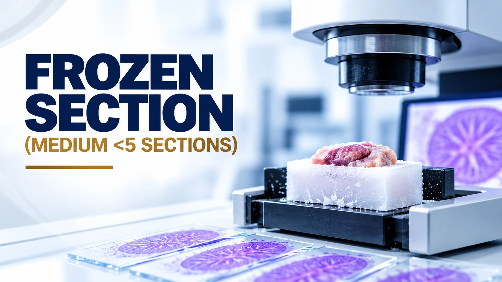 Frozen Section medium rapid surgical pathology test less than 5 sections at Focus Diagnostics Hyderabad