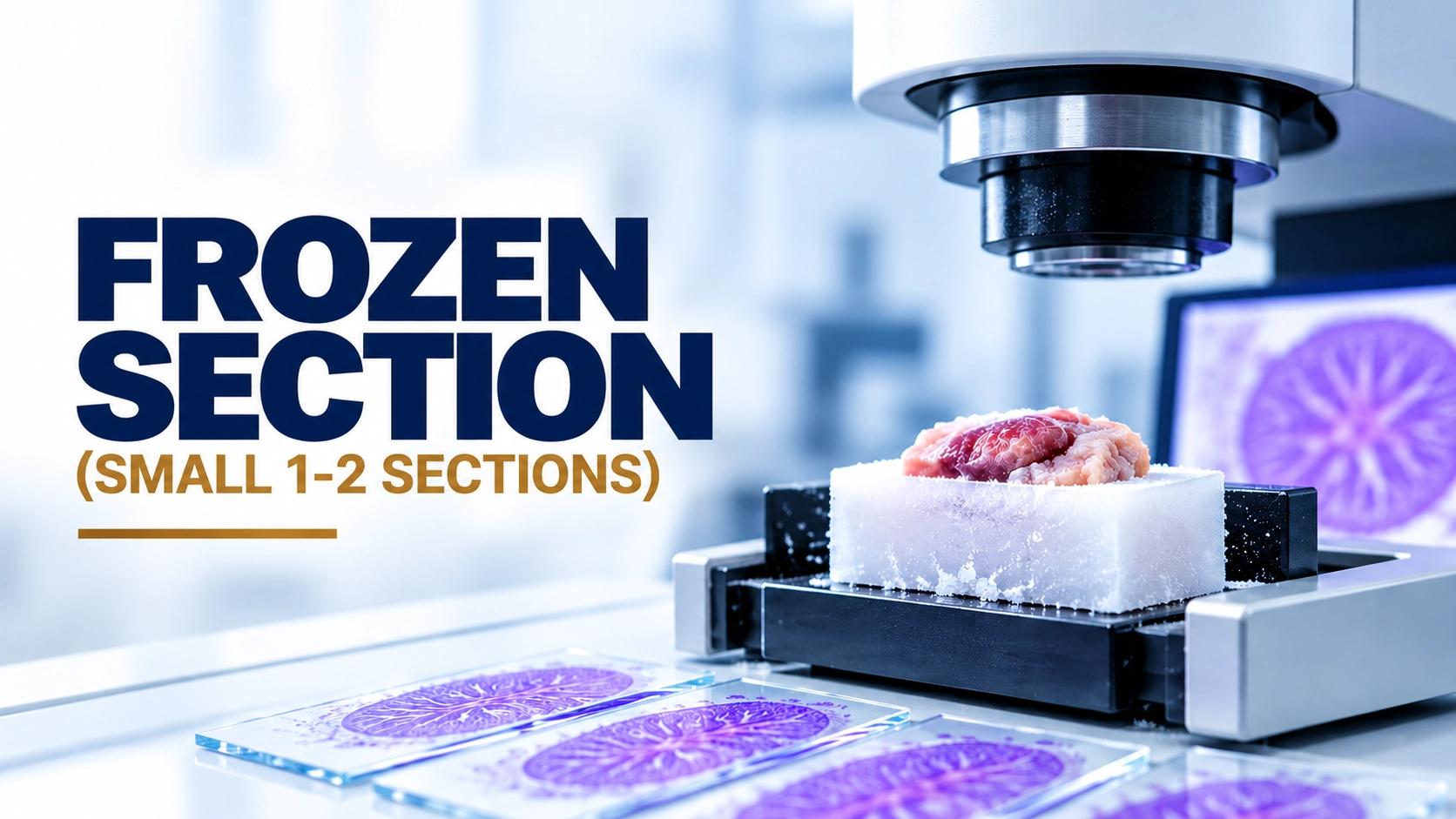 Frozen Section small rapid surgical pathology test 1 to 2 sections at Focus Diagnostics Hyderabad