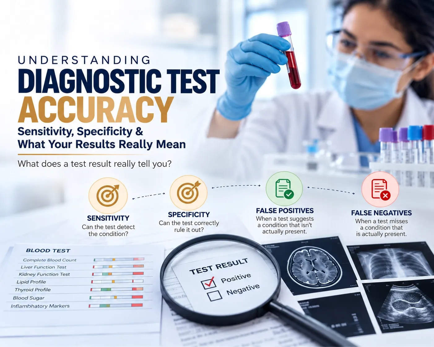 Understanding Diagnostic Test Accuracy: Sensitivity, Specificity & What Your Results Really Mean