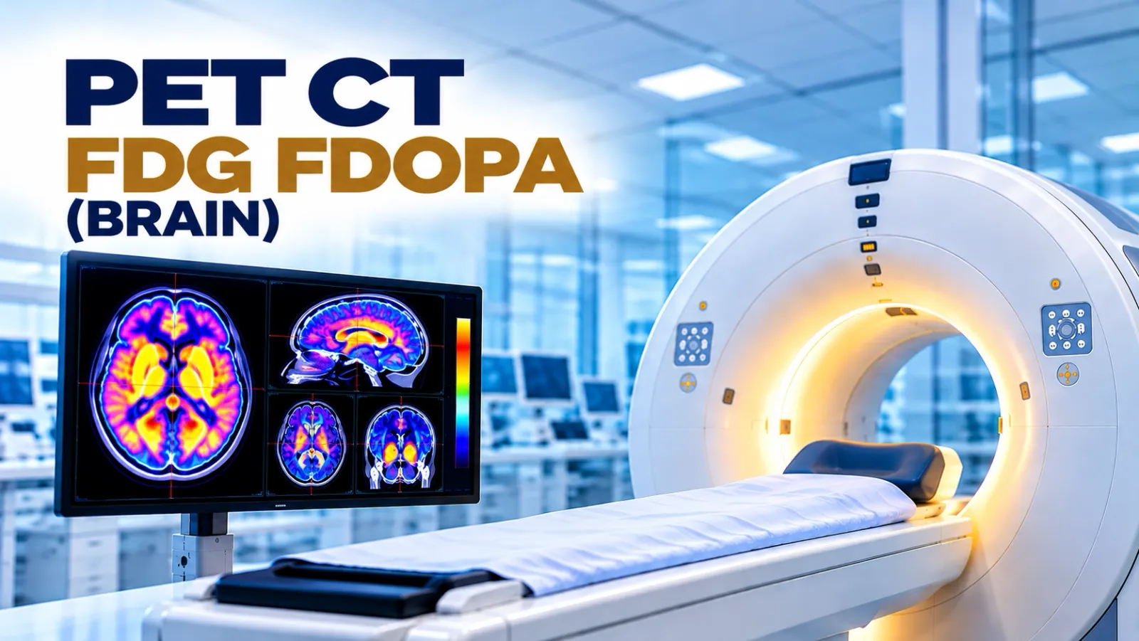 FDOPA Brain PET CT scan in Hyderabad at Focus Diagnostics