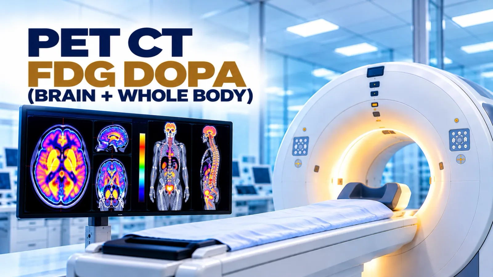 FDG DOPA Brain and Whole Body PET CT in Hyderabad at Focus Diagnostics