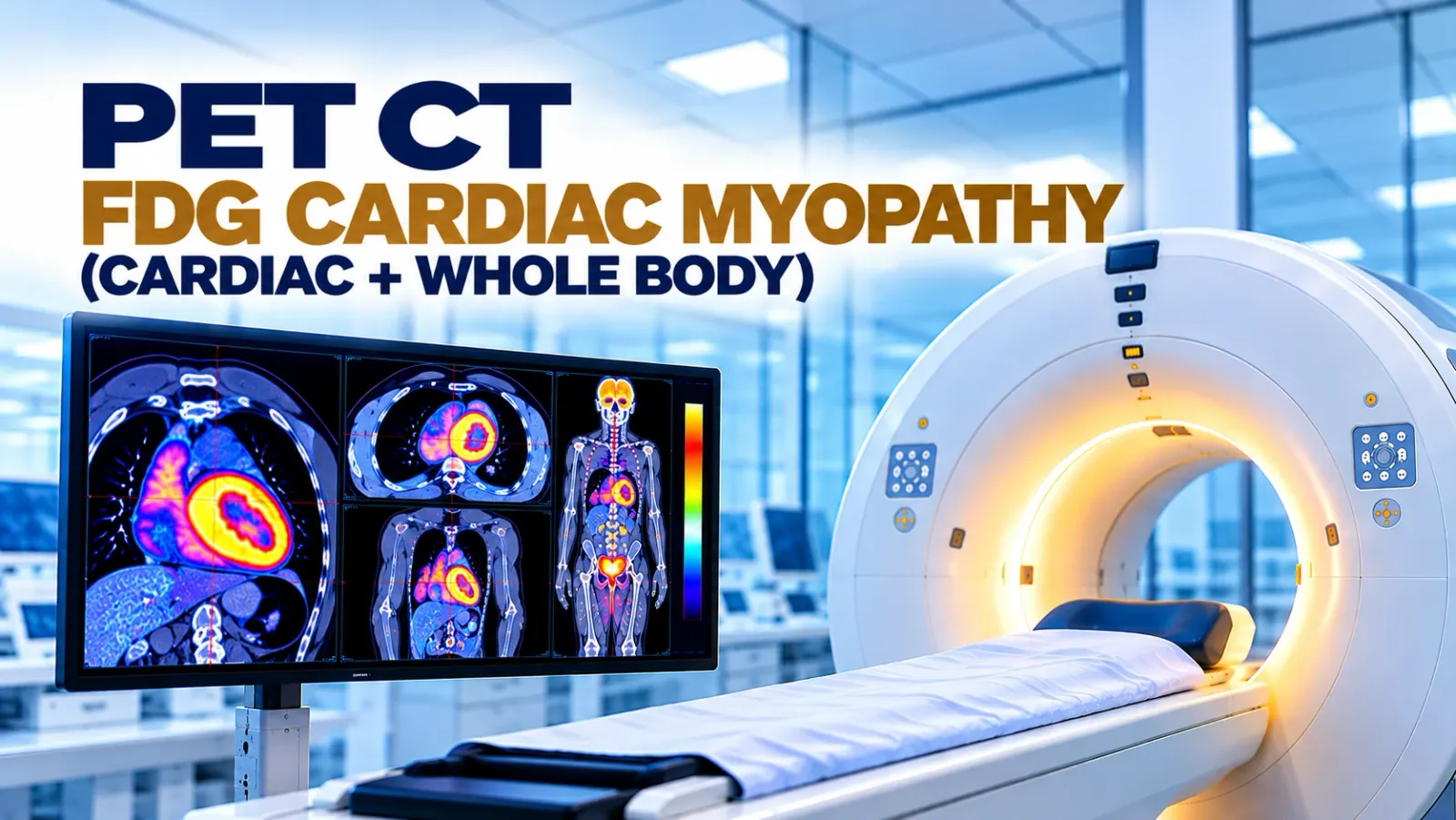 FDG Cardiac Myopathy Cardiac and Whole Body PET CT in Hyderabad at Focus Diagnostics