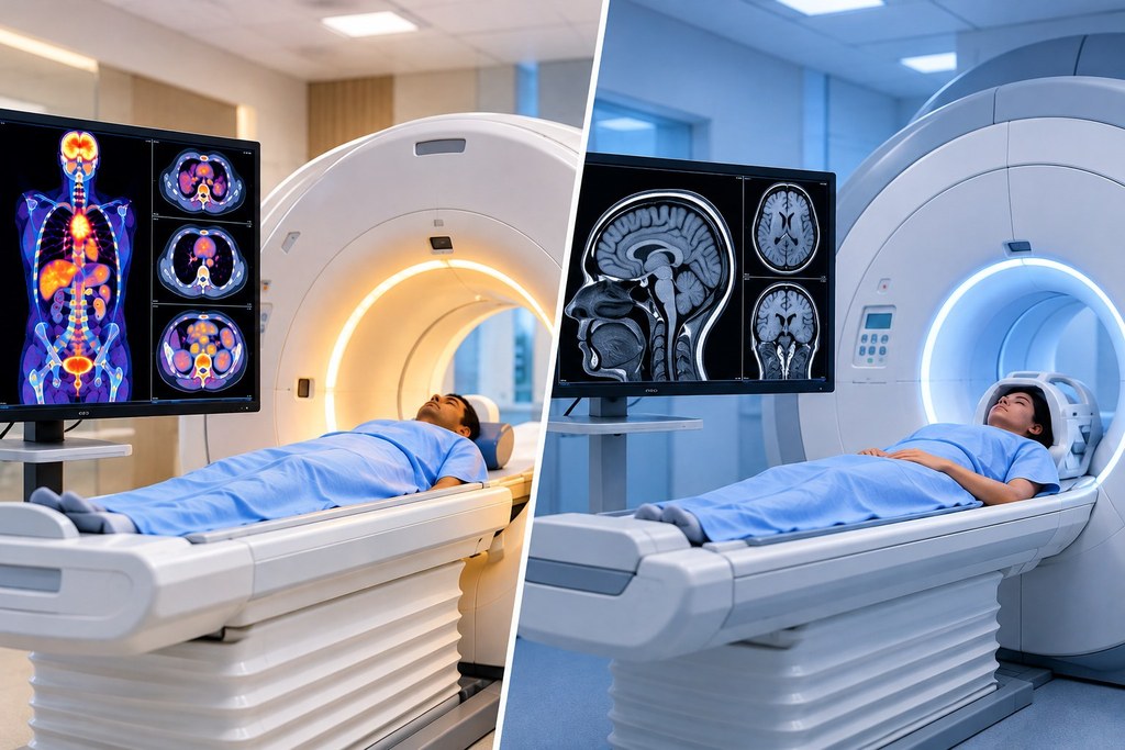 PET CT vs MRI: Which Scan Is Used for What?