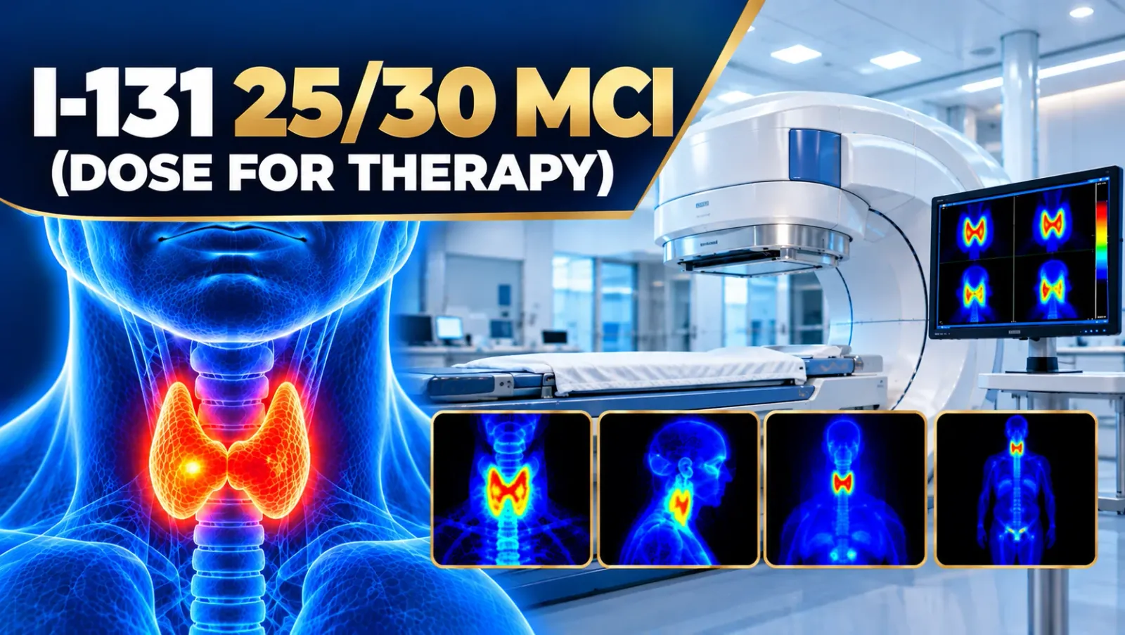 I-131 25/30 mCi therapy in Hyderabad at Focus Diagnostics