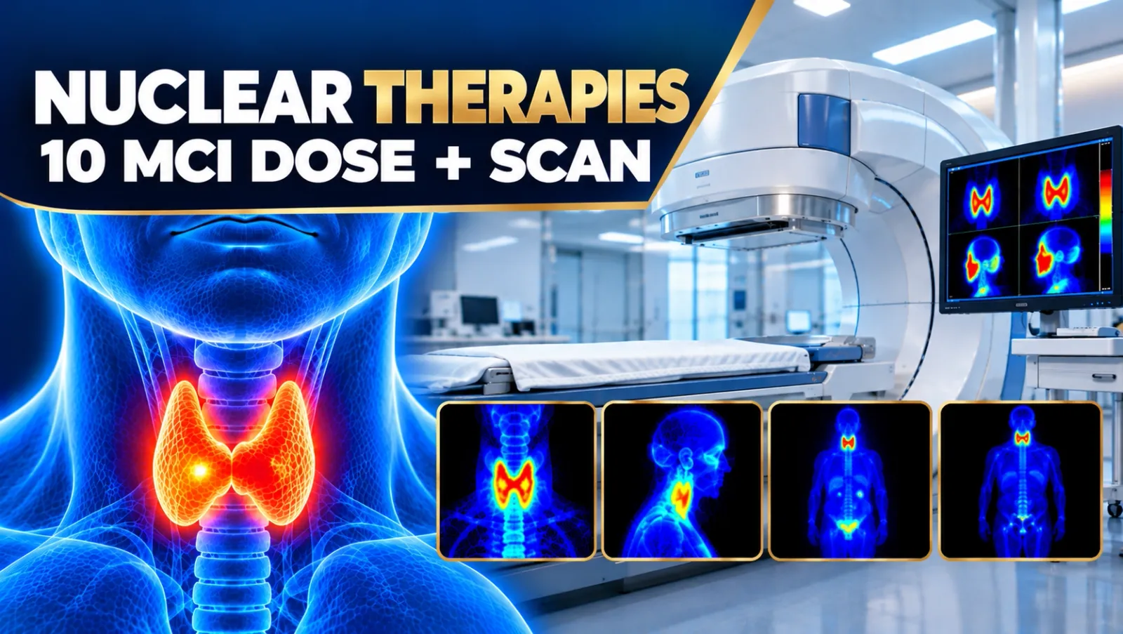 Nuclear Therapy 10 mCi Dose and Scan in Hyderabad at Focus Diagnostics