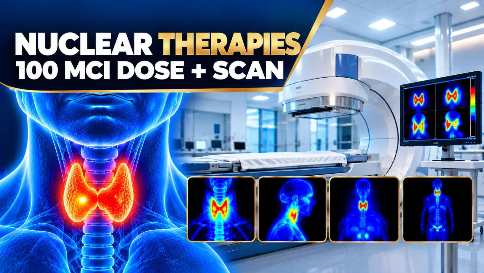 Nuclear Therapy 100 mCi Dose and Scan in Hyderabad at Focus Diagnostics