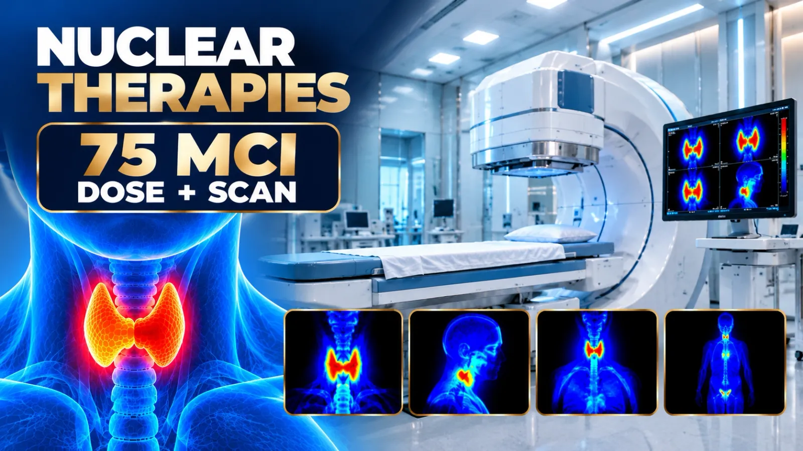 Nuclear Therapy 75 mCi Dose and Scan in Hyderabad at Focus Diagnostics