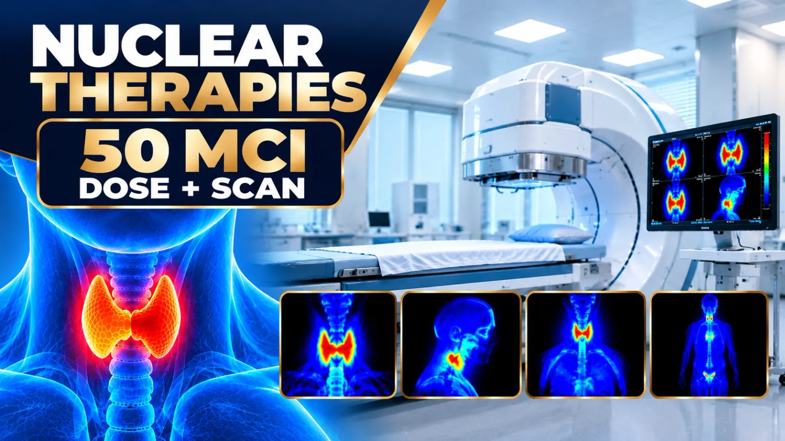 Nuclear Therapy 50 mCi Dose and Scan in Hyderabad at Focus Diagnostics