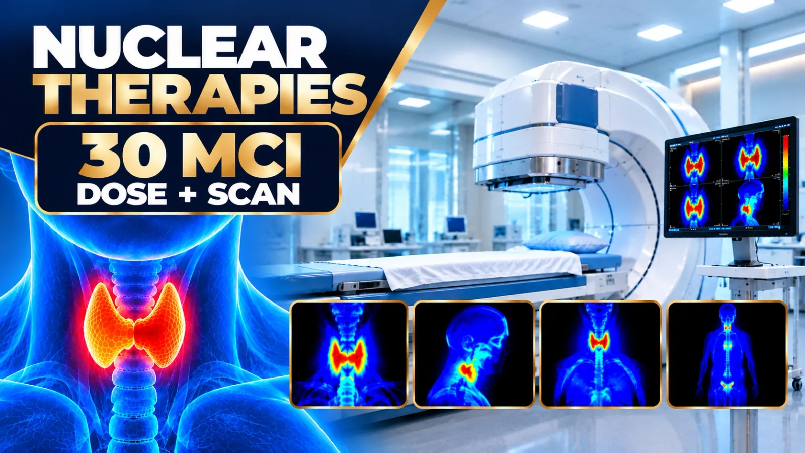 Nuclear Therapy 30 mCi Dose and Scan in Hyderabad at Focus Diagnostics