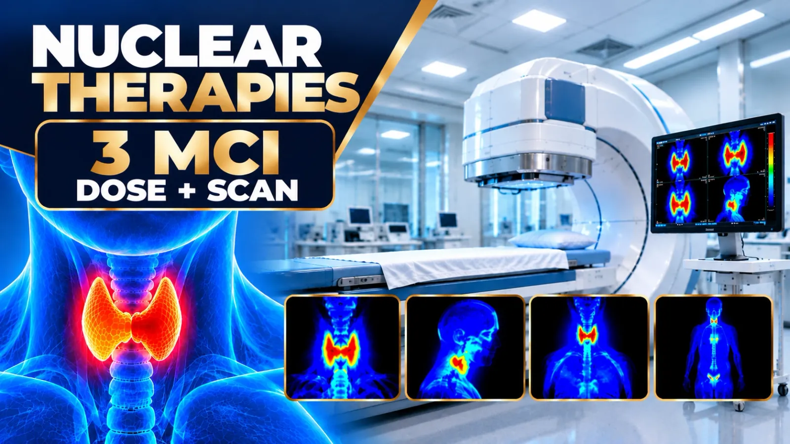 Nuclear Therapy 3 mCi Dose and Scan in Hyderabad at Focus Diagnostics