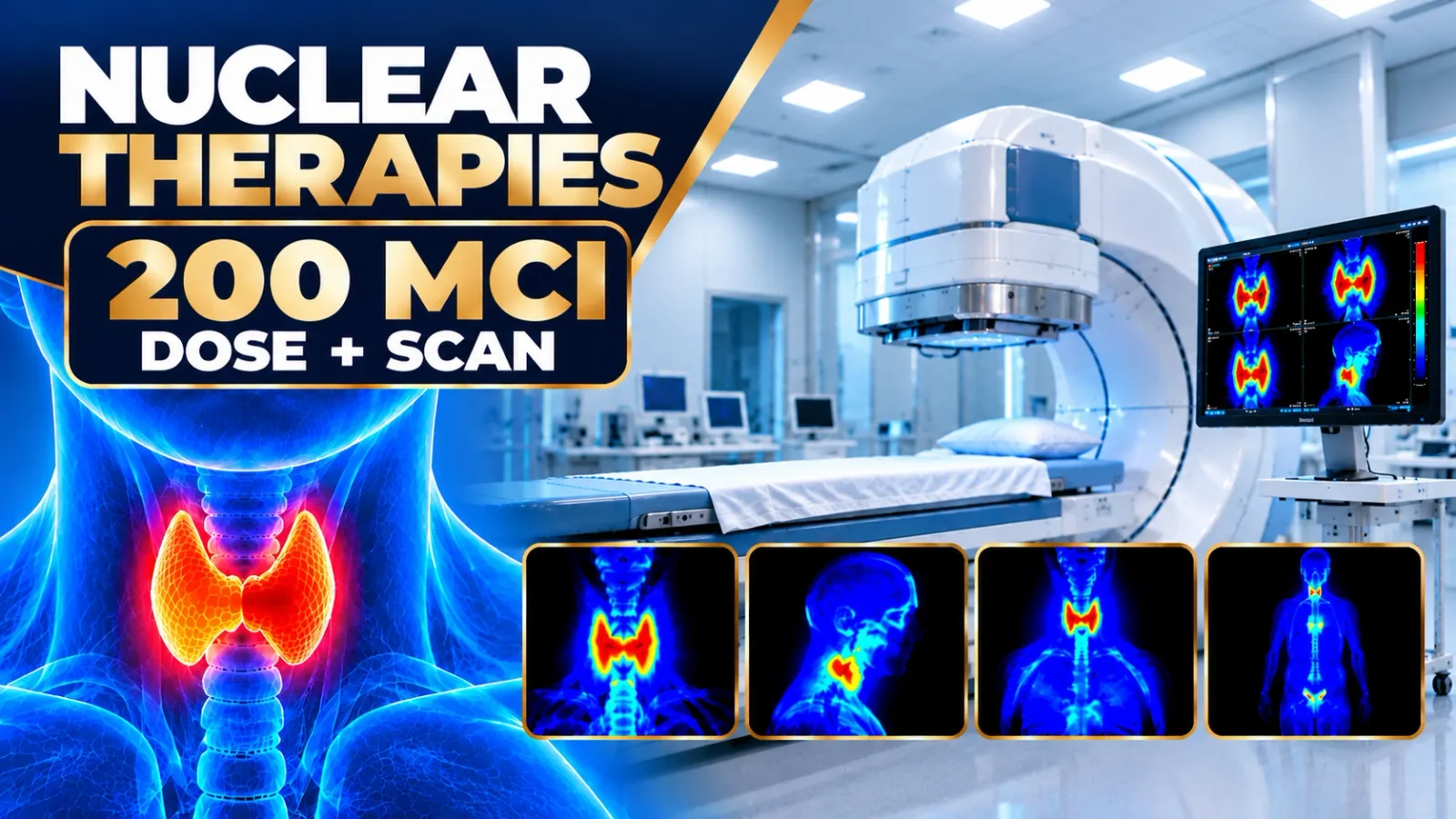 Nuclear Therapy 200 mCi Dose and Scan in Hyderabad at Focus Diagnostics