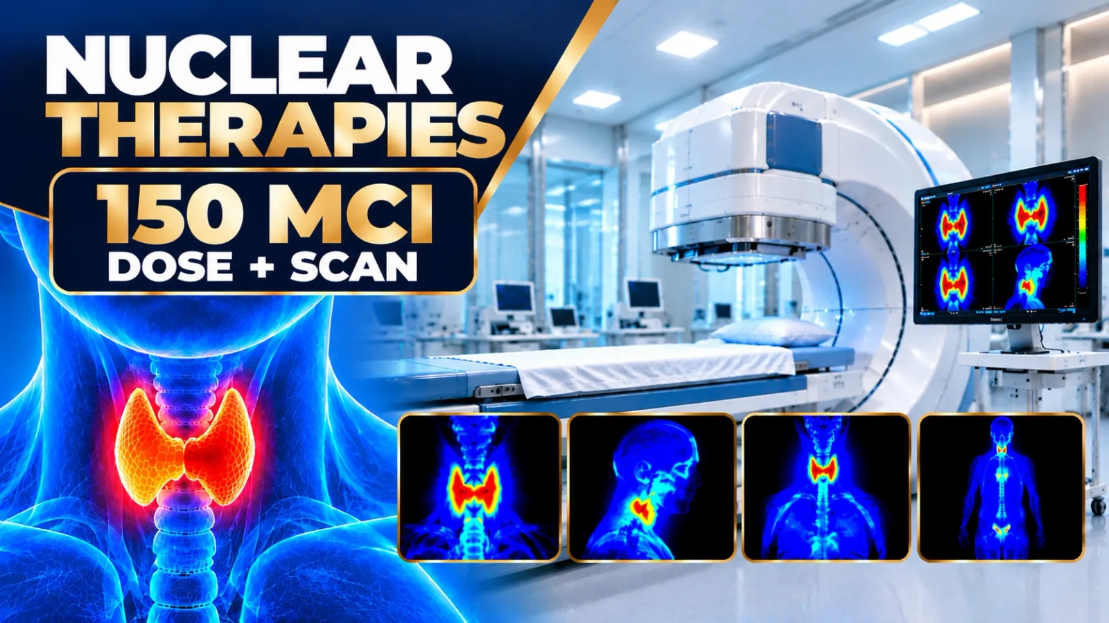 Nuclear Therapy 150 mCi Dose and Scan in Hyderabad at Focus Diagnostics