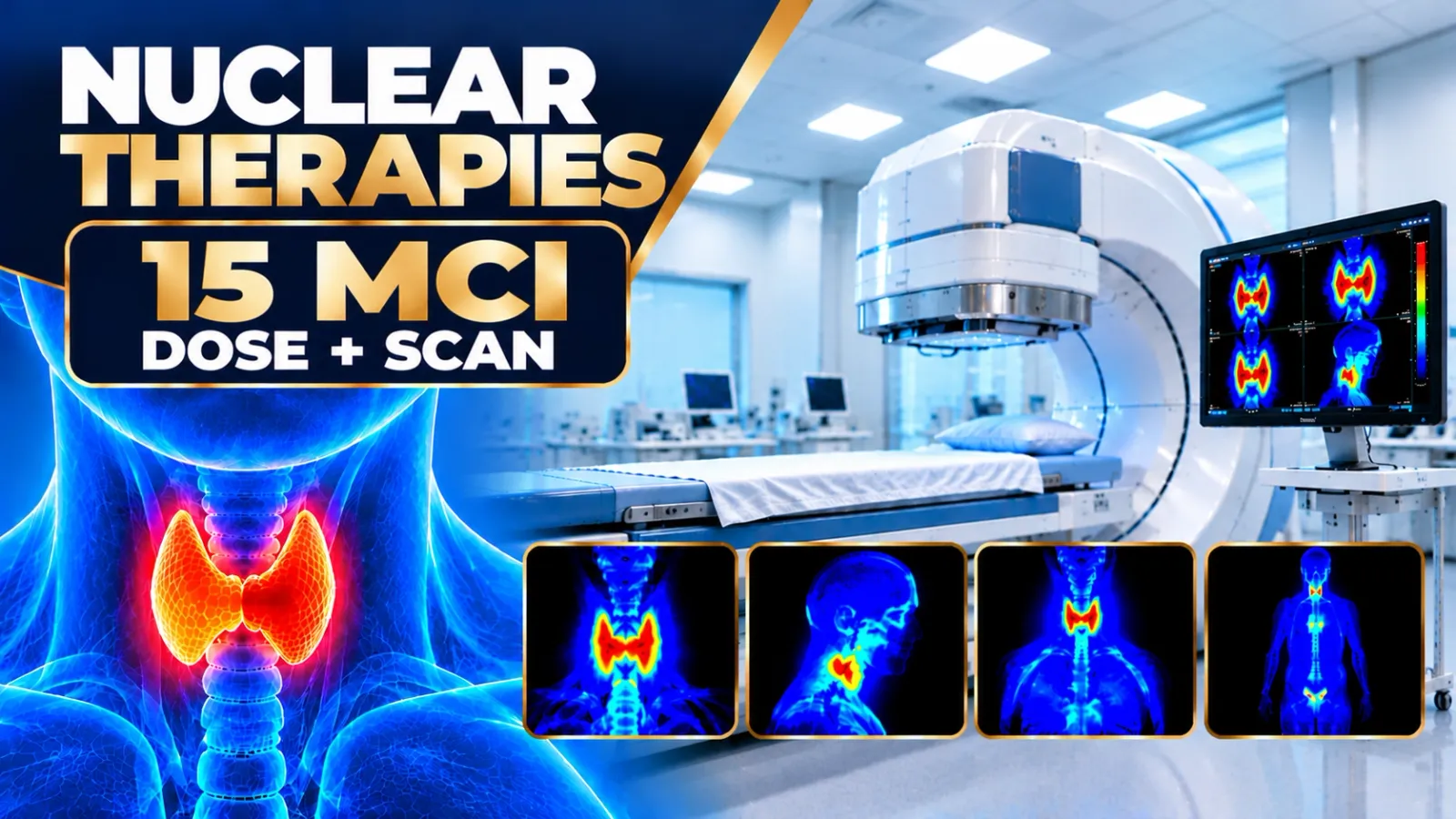 Nuclear Therapy 15 mCi Dose and Scan in Hyderabad at Focus Diagnostics
