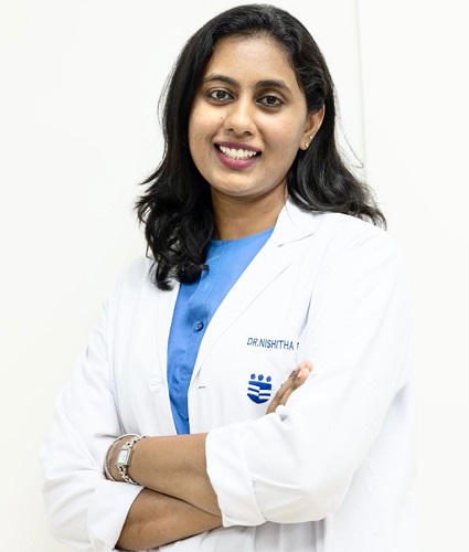 Dr. Nishitha, Endodontist and Biomimetic Dentist at Focus Wellness, Khajaguda, Hyderabad